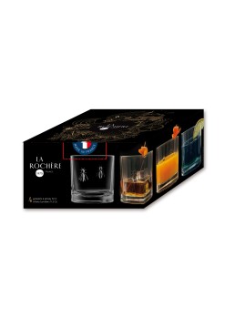 Set 4 bee whisky glass 