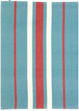 Tea towel Yuna, blue recycled